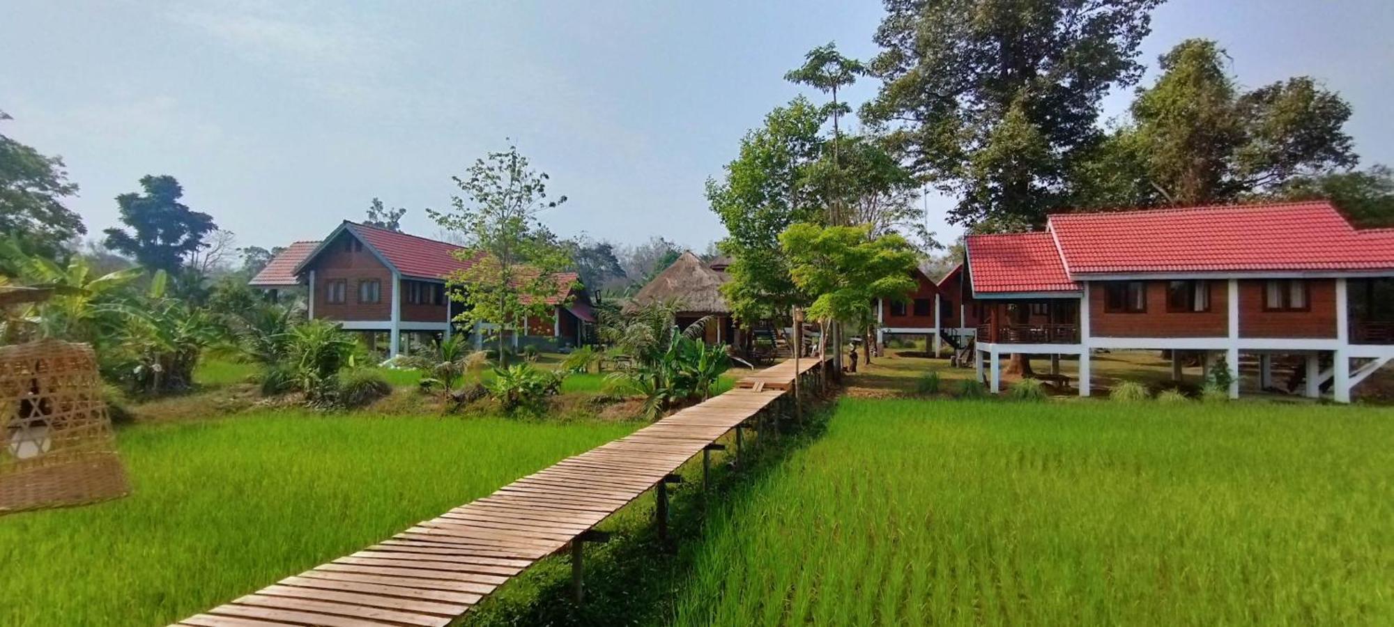 Bolaven Garden Bungalow And Tent - Tad Lo Ban Kiangtat Exterior photo